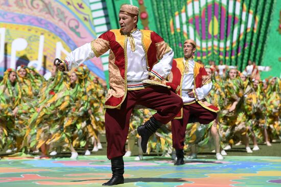 Sabantuy festival in Kazan