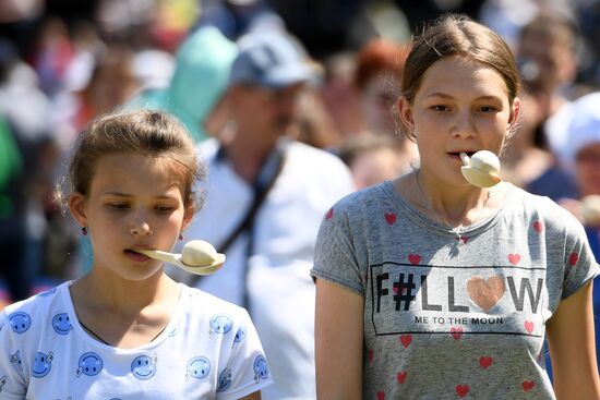 Sabantuy festival in Kazan