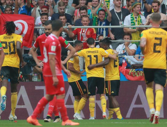 Russia World Cup Belgium - Tunisia