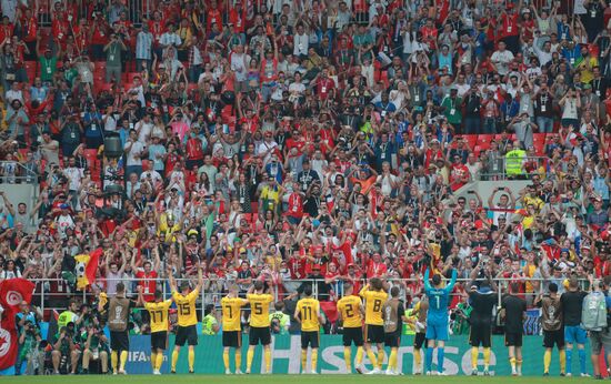 Russia World Cup Belgium - Tunisia