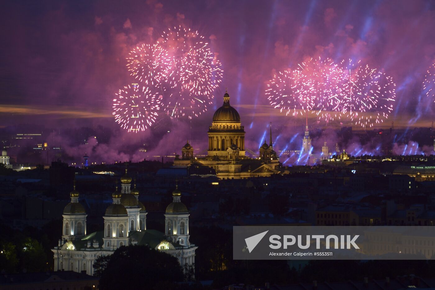 Scarlet Sails festival for high school graduates in St. Petersburg