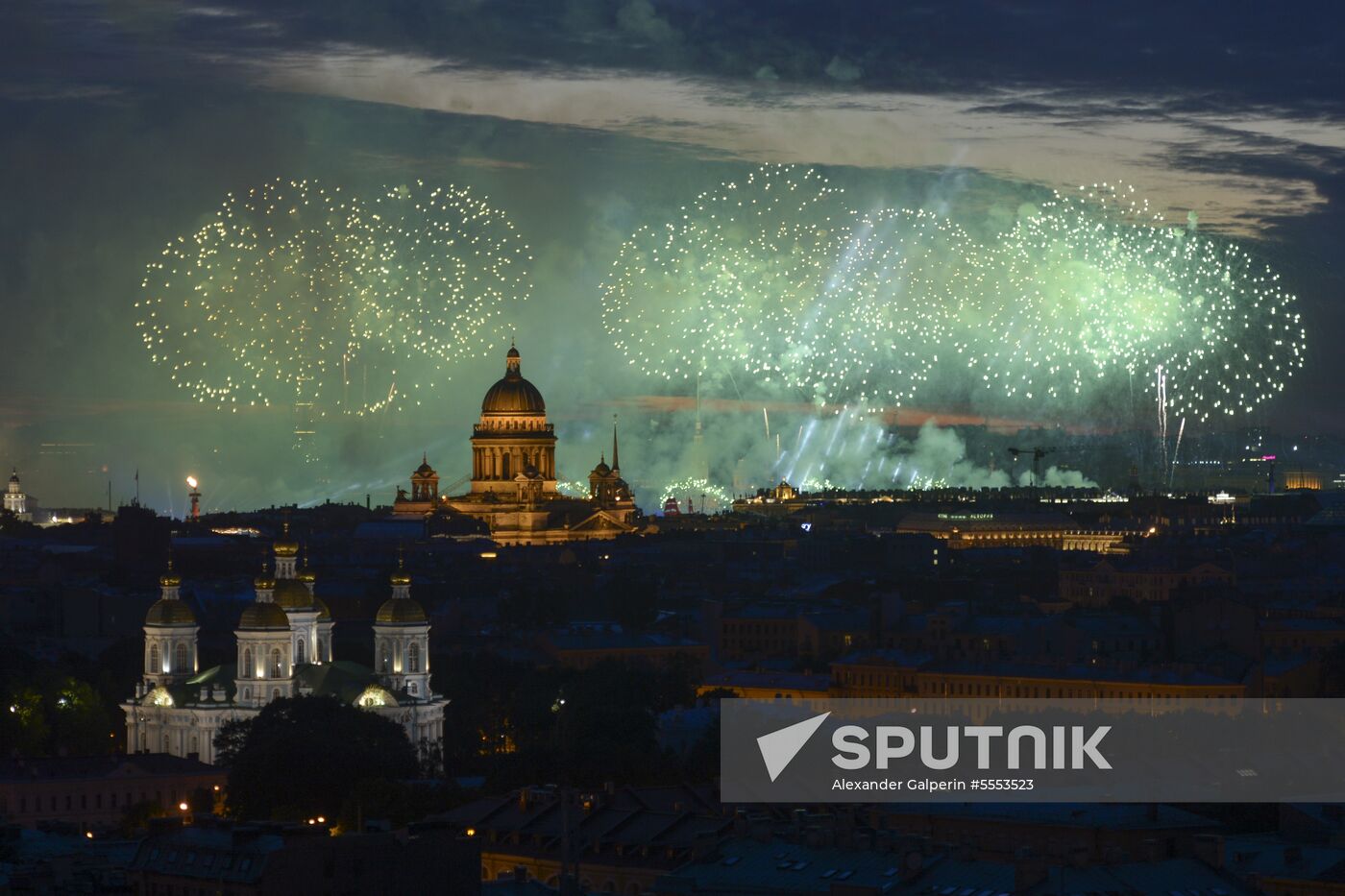 Scarlet Sails festival for high school graduates in St. Petersburg