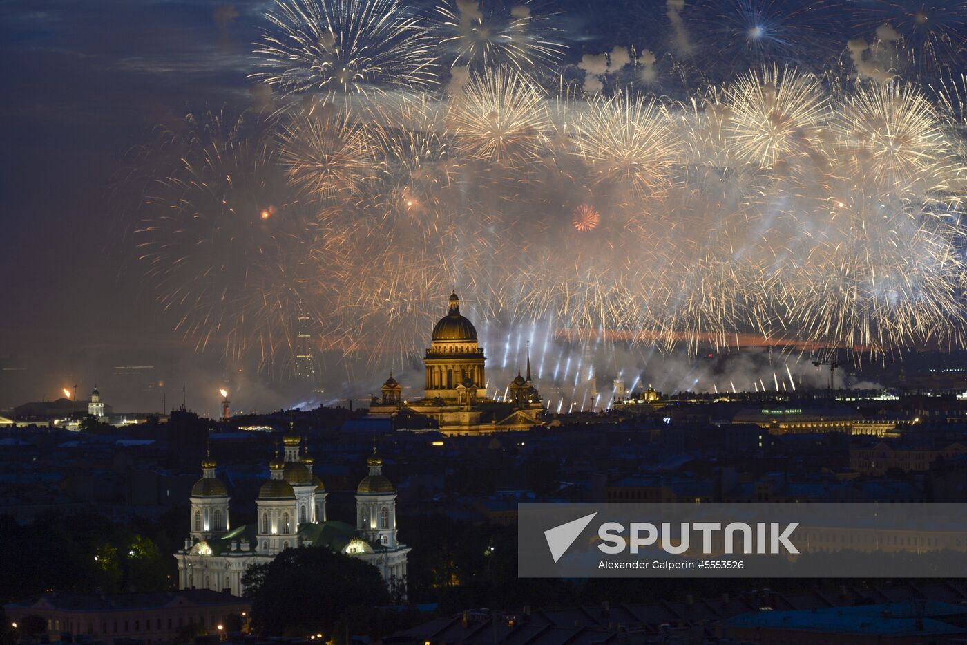 Scarlet Sails festival for high school graduates in St. Petersburg