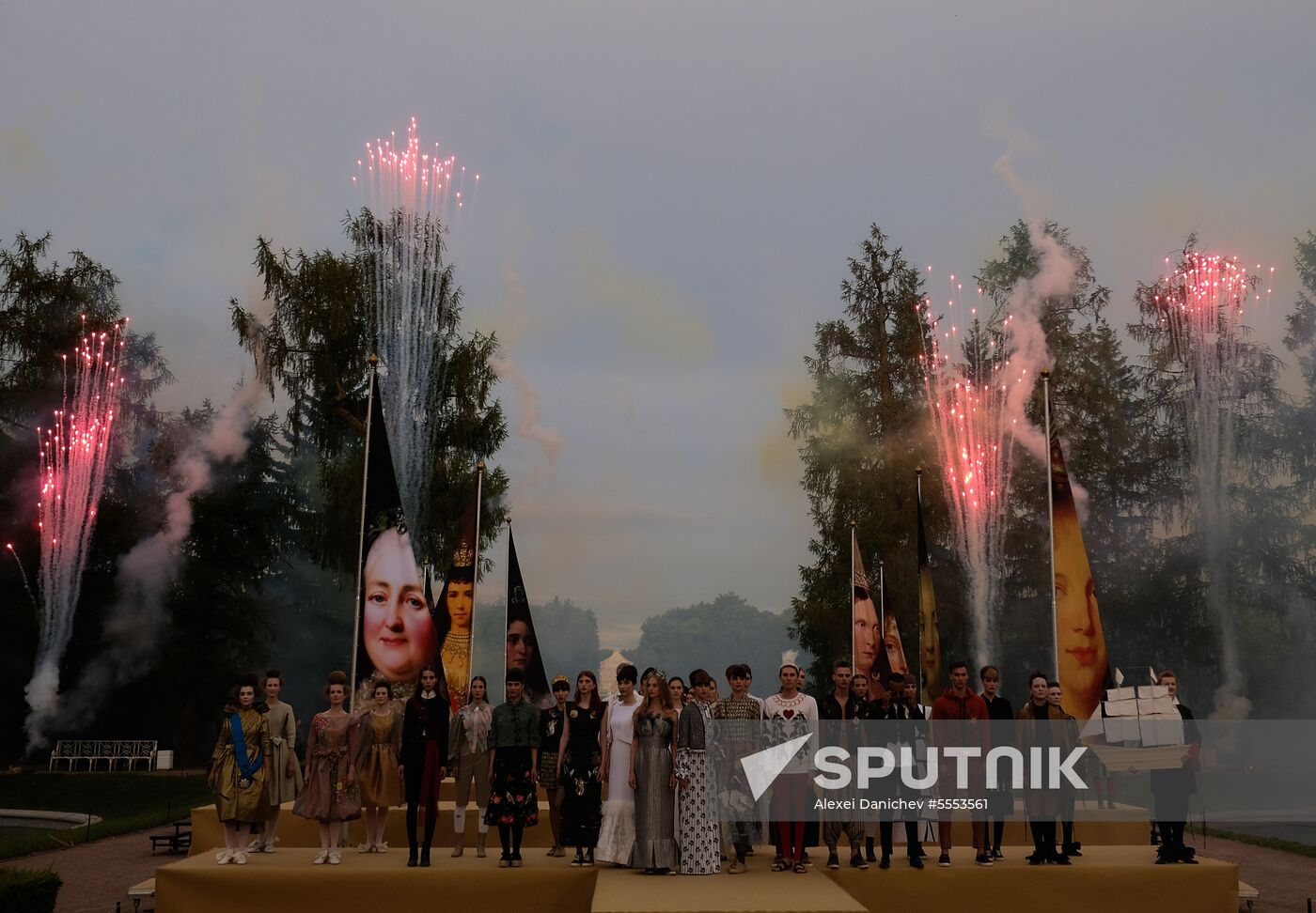 The Power of Beauty. Imperial fashion theatrical defile in Tsarskoye Selo
