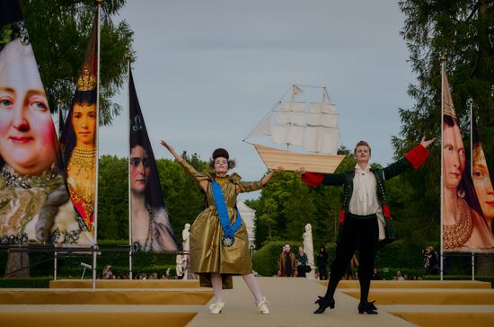 The Power of Beauty. Imperial fashion theatrical defile in Tsarskoye Selo