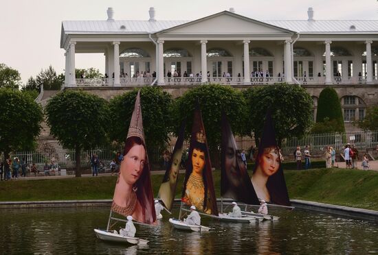The Power of Beauty. Imperial fashion theatrical defile in Tsarskoye Selo