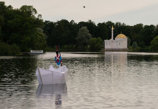 The Power of Beauty. Imperial fashion theatrical defile in Tsarskoye Selo
