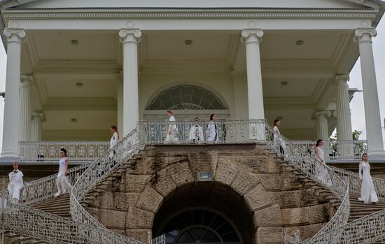The Power of Beauty. Imperial fashion theatrical defile in Tsarskoye Selo