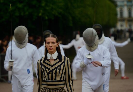 The Power of Beauty. Imperial fashion theatrical defile in Tsarskoye Selo
