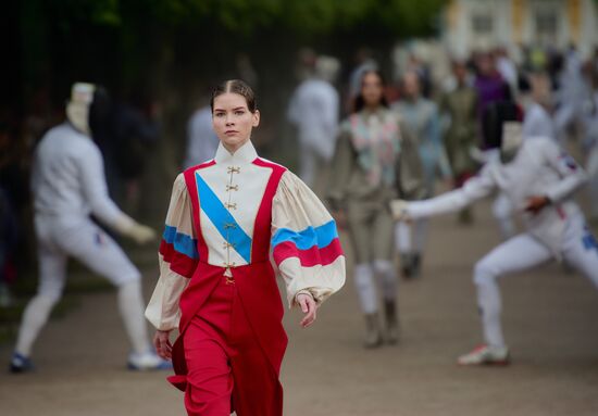 The Power of Beauty. Imperial fashion theatrical defile in Tsarskoye Selo