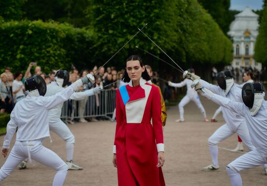 The Power of Beauty. Imperial fashion theatrical defile in Tsarskoye Selo