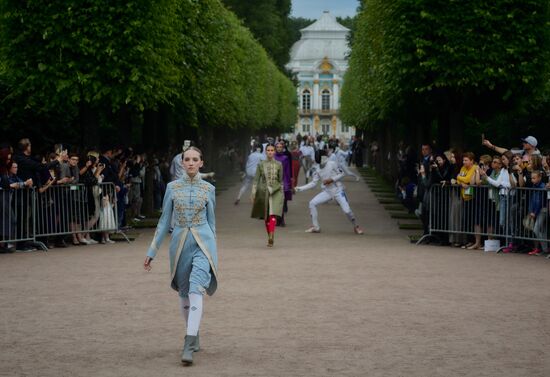 The Power of Beauty. Imperial fashion theatrical defile in Tsarskoye Selo