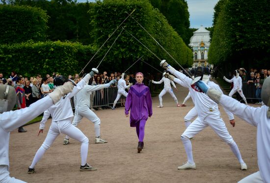 The Power of Beauty. Imperial fashion theatrical defile in Tsarskoye Selo