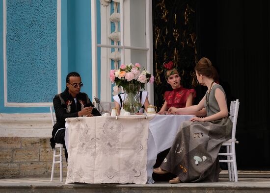 The Power of Beauty. Imperial fashion theatrical defile in Tsarskoye Selo
