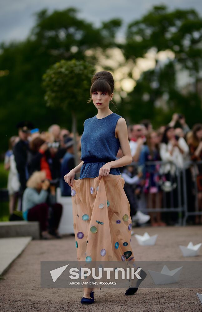 The Power of Beauty. Imperial fashion theatrical defile in Tsarskoye Selo