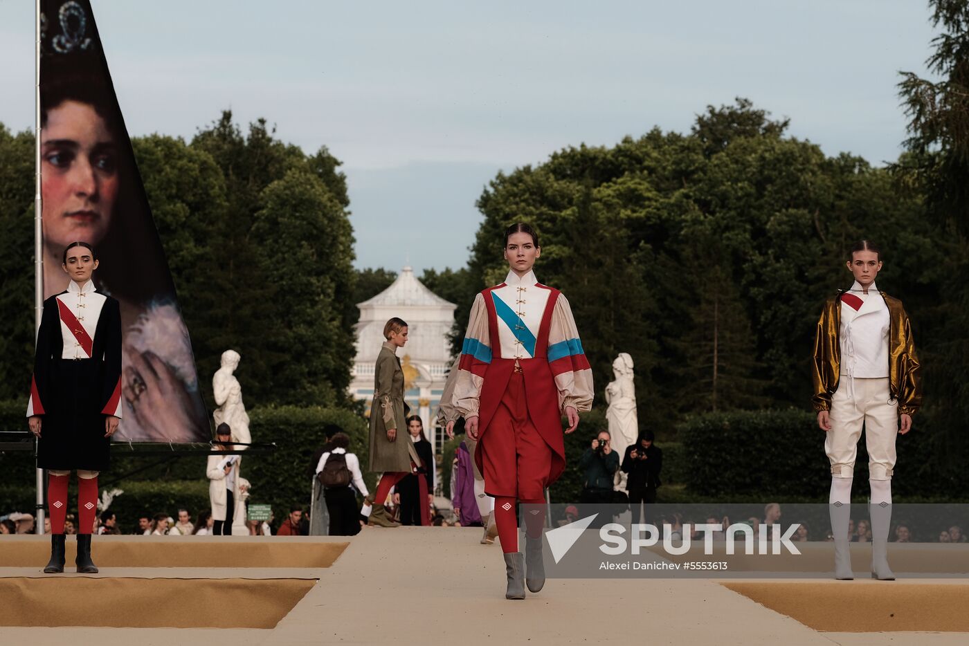 The Power of Beauty. Imperial fashion theatrical defile in Tsarskoye Selo