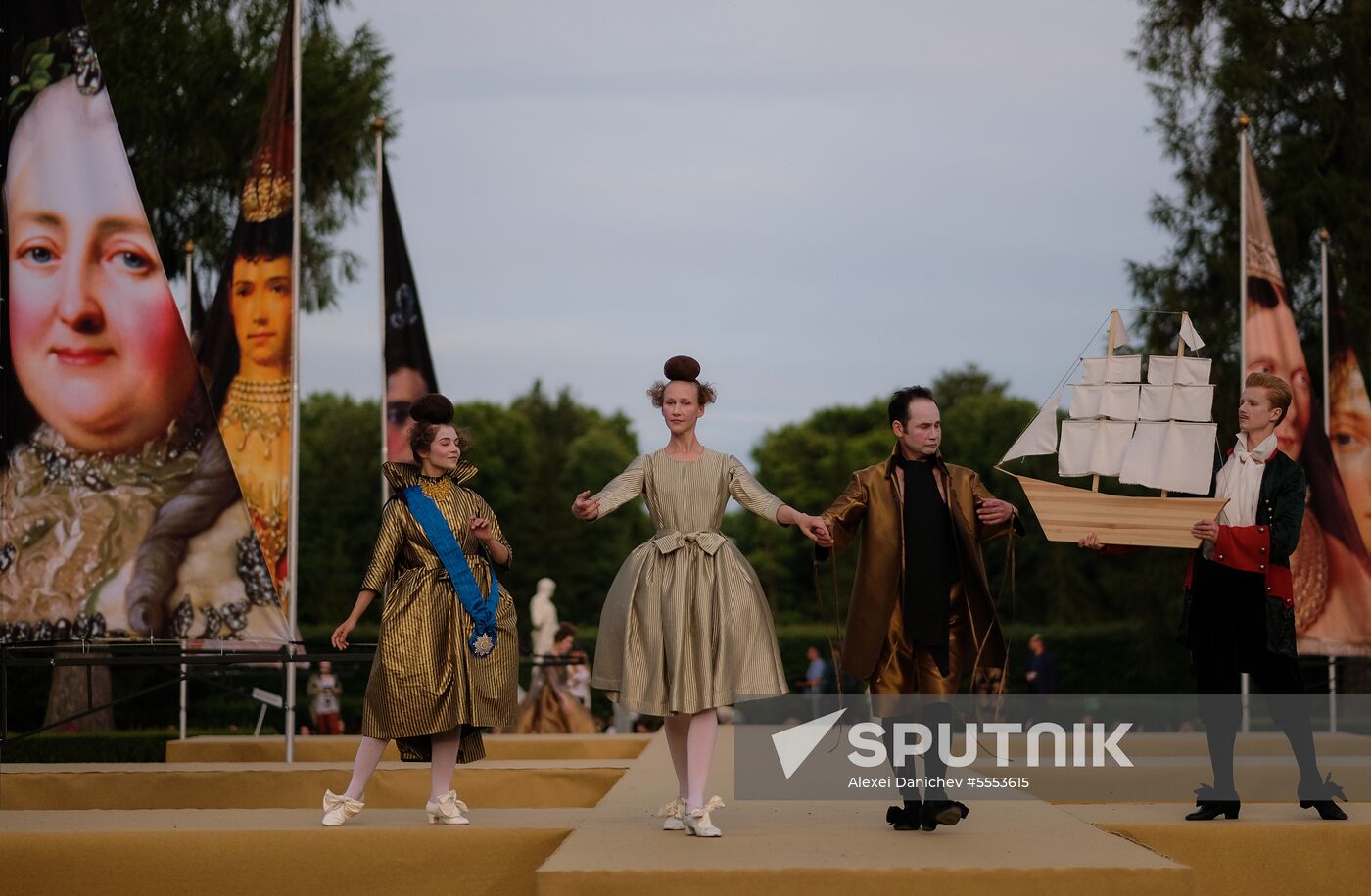 The Power of Beauty. Imperial fashion theatrical defile in Tsarskoye Selo