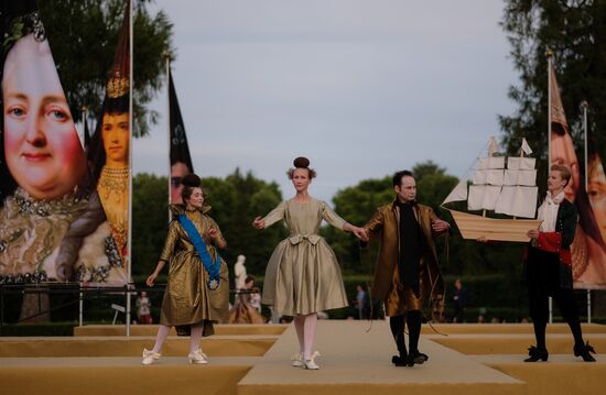 The Power of Beauty. Imperial fashion theatrical defile in Tsarskoye Selo