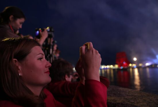 Scarlet Sails festival for high school graduates in St. Petersburg