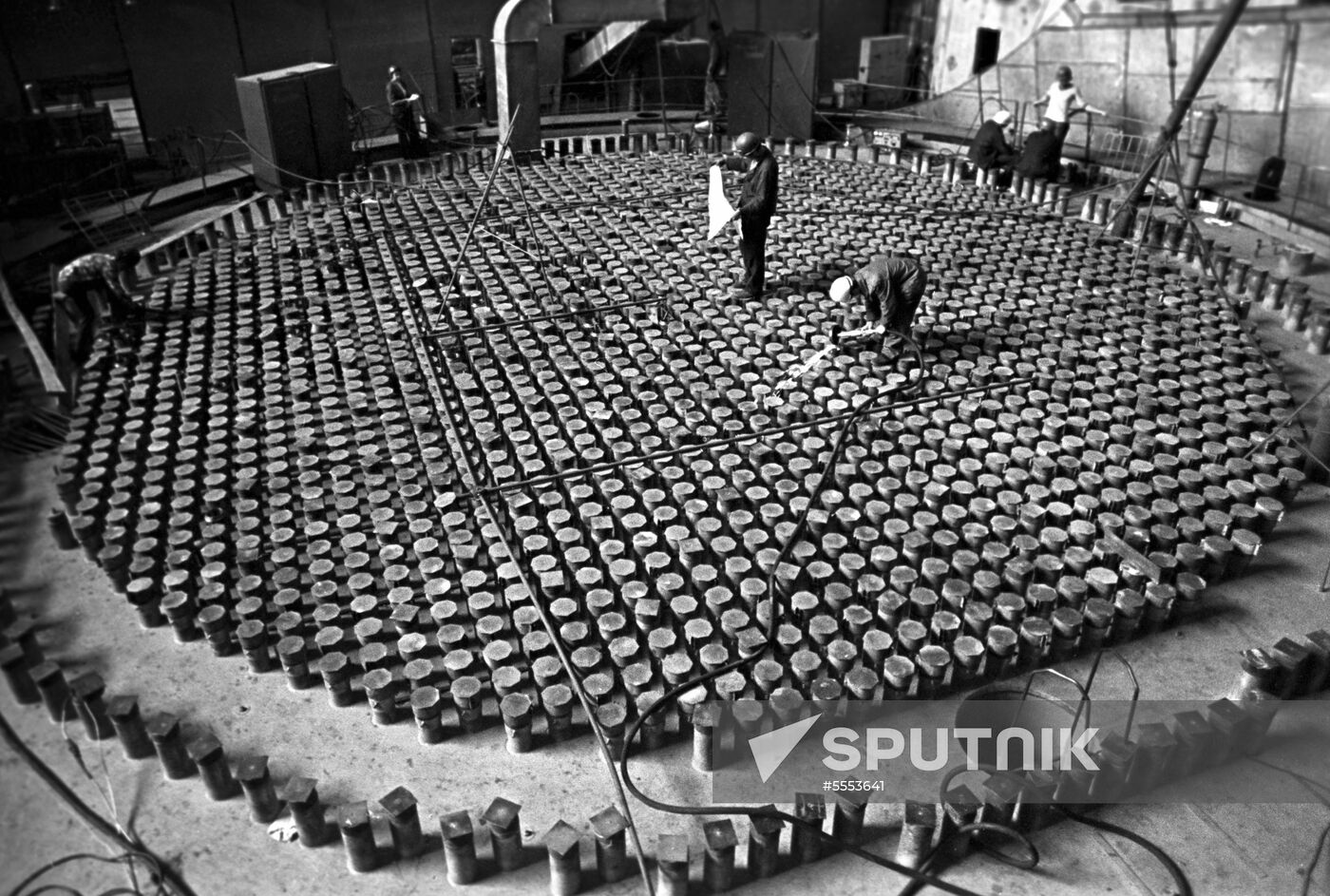 Chernobyl Nuclear Power Plant under construction