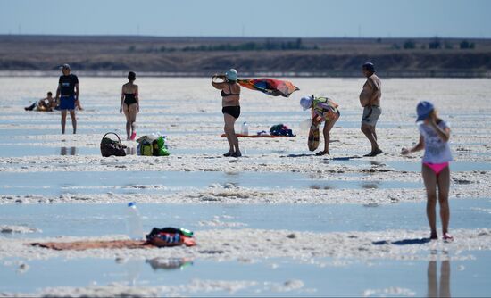 Salt lake Baskunchak