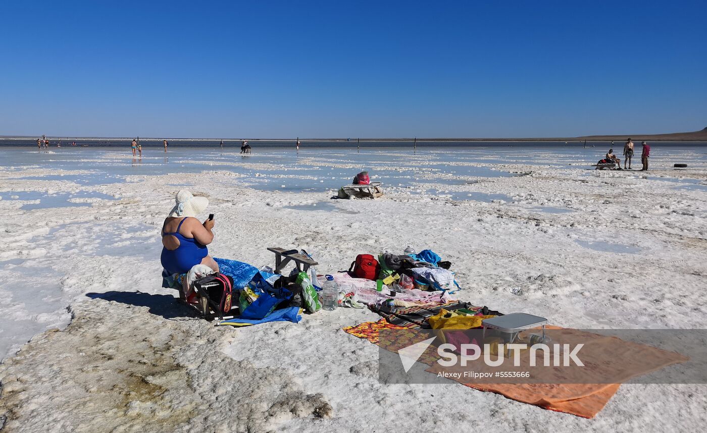 Salt lake Baskunchak