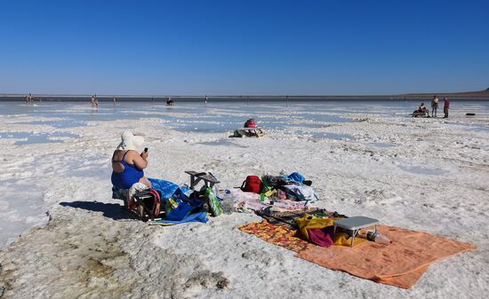 Salt lake Baskunchak