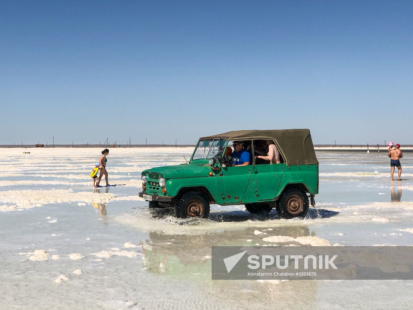 Salt lake Baskunchak