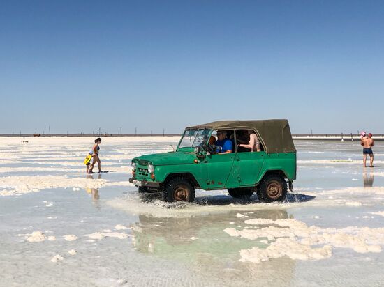 Salt lake Baskunchak