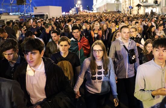 Scarlet Sails festival for high school graduates in St. Petersburg