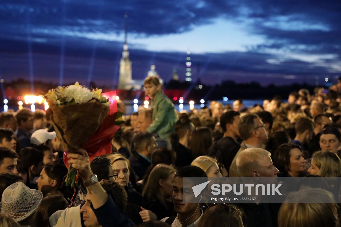 Scarlet Sails festival for high school graduates in St. Petersburg