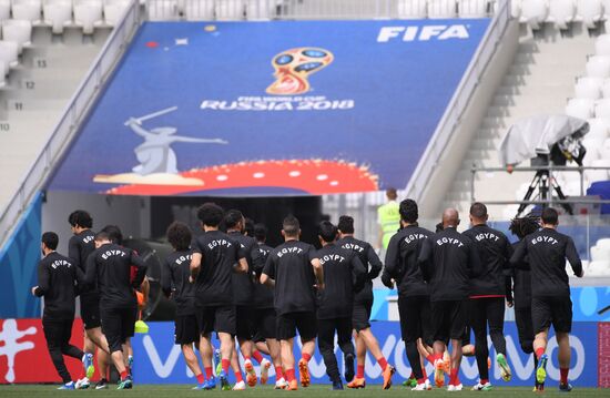 Russia World Cup Egypt Training