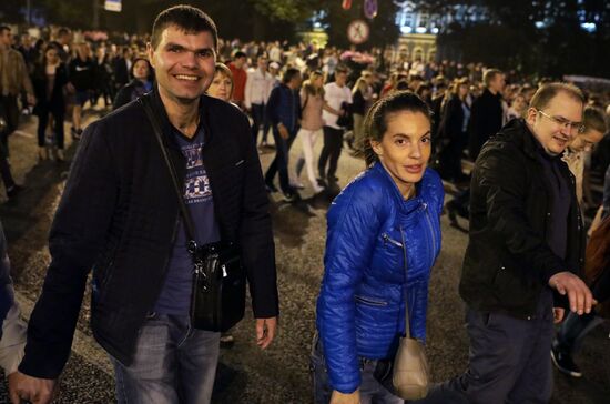 Scarlet Sails festival for high school graduates in St. Petersburg