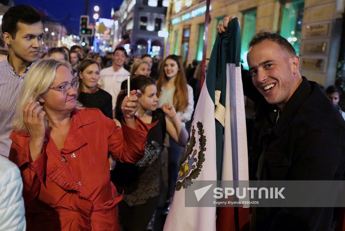 Scarlet Sails festival for high school graduates in St. Petersburg