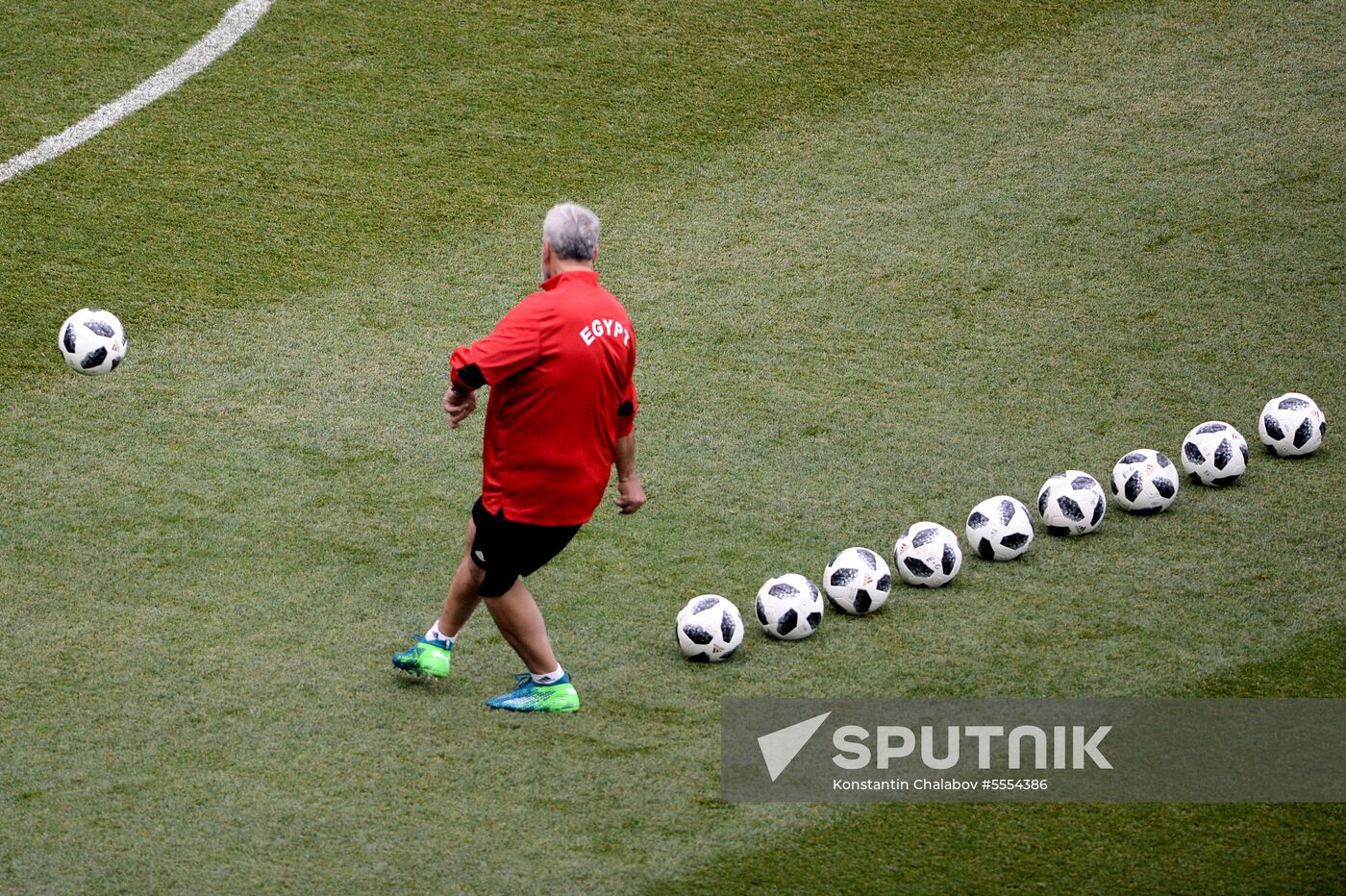 Russia World Cup Egypt Training
