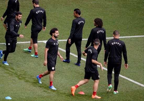 Russia World Cup Egypt Training