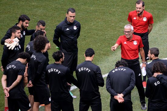 Russia World Cup Egypt Training