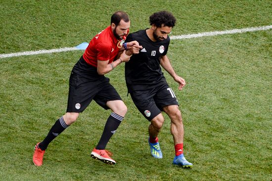 Russia World Cup Egypt Training