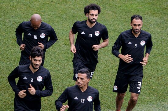 Russia World Cup Egypt Training
