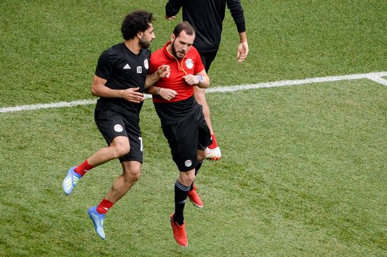 Russia World Cup Egypt Training
