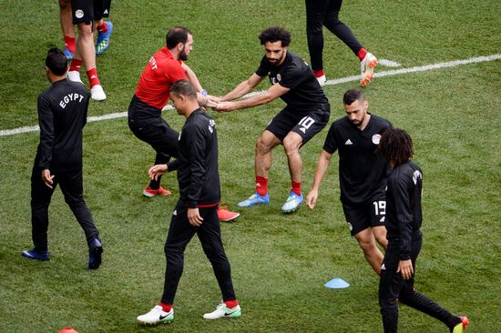 Russia World Cup Egypt Training
