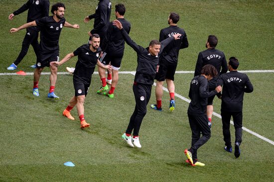Russia World Cup Egypt Training