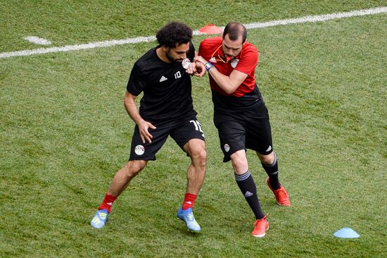 Russia World Cup Egypt Training