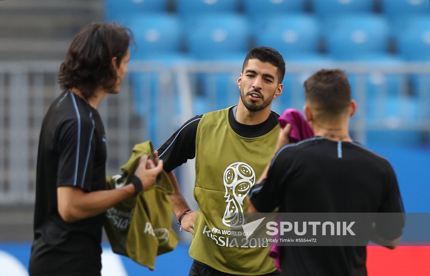Russia World Cup Uruguay Training