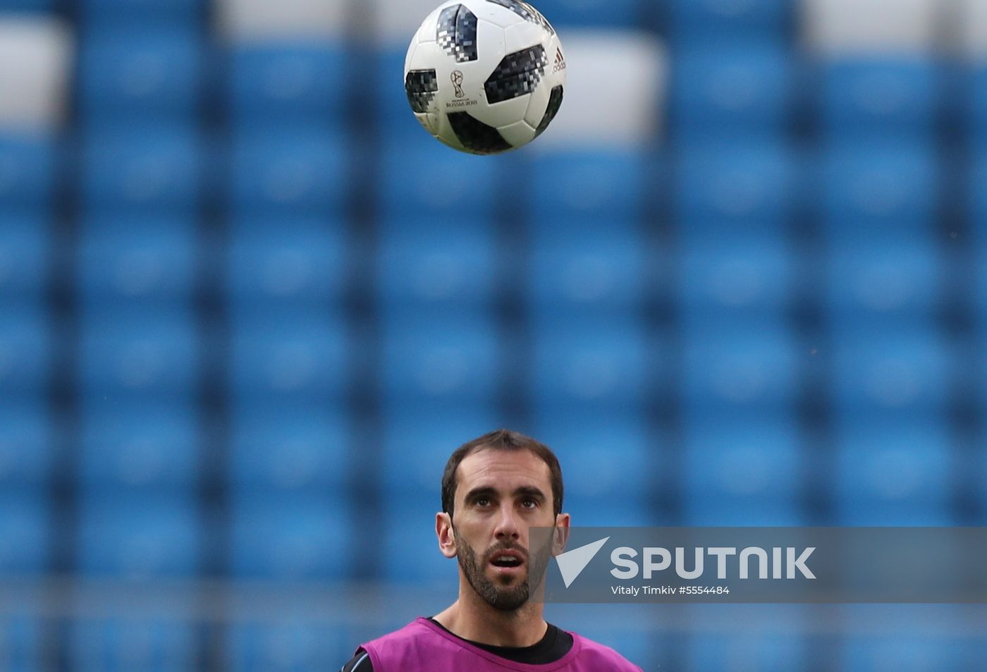 Russia World Cup Uruguay Training