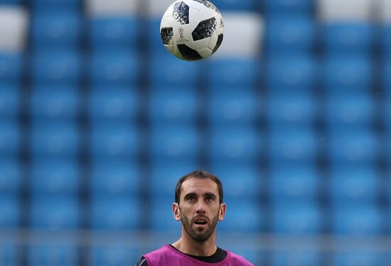 Russia World Cup Uruguay Training