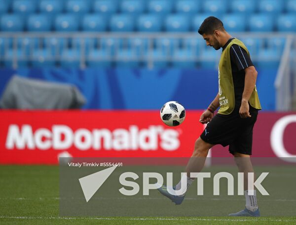 Russia World Cup Uruguay Training