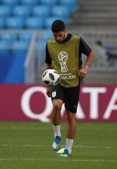 Russia World Cup Uruguay Training