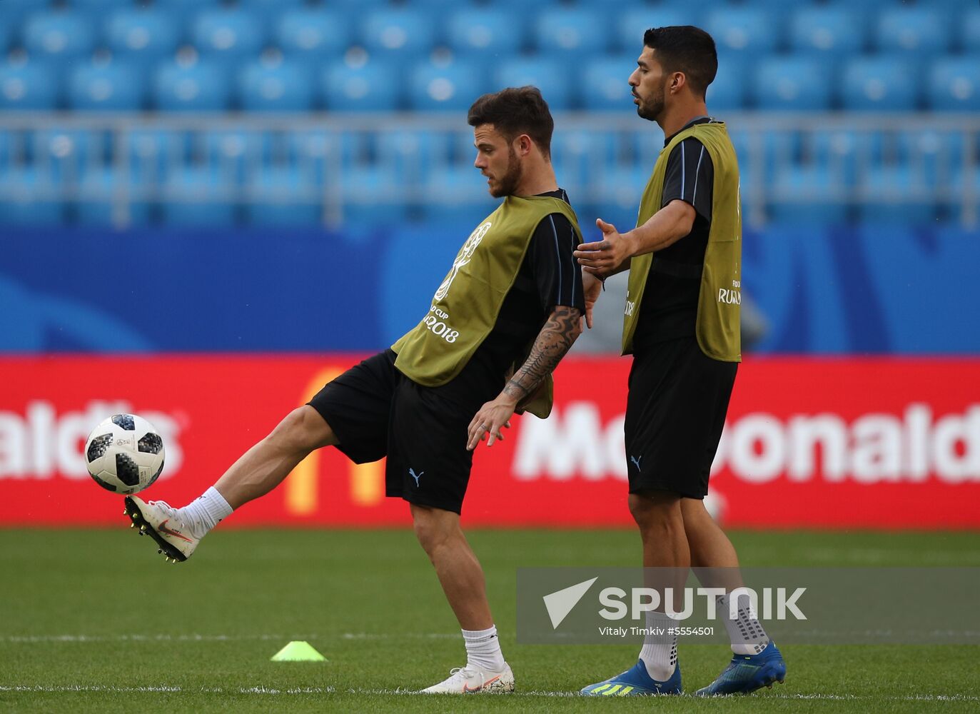 Russia World Cup Uruguay Training