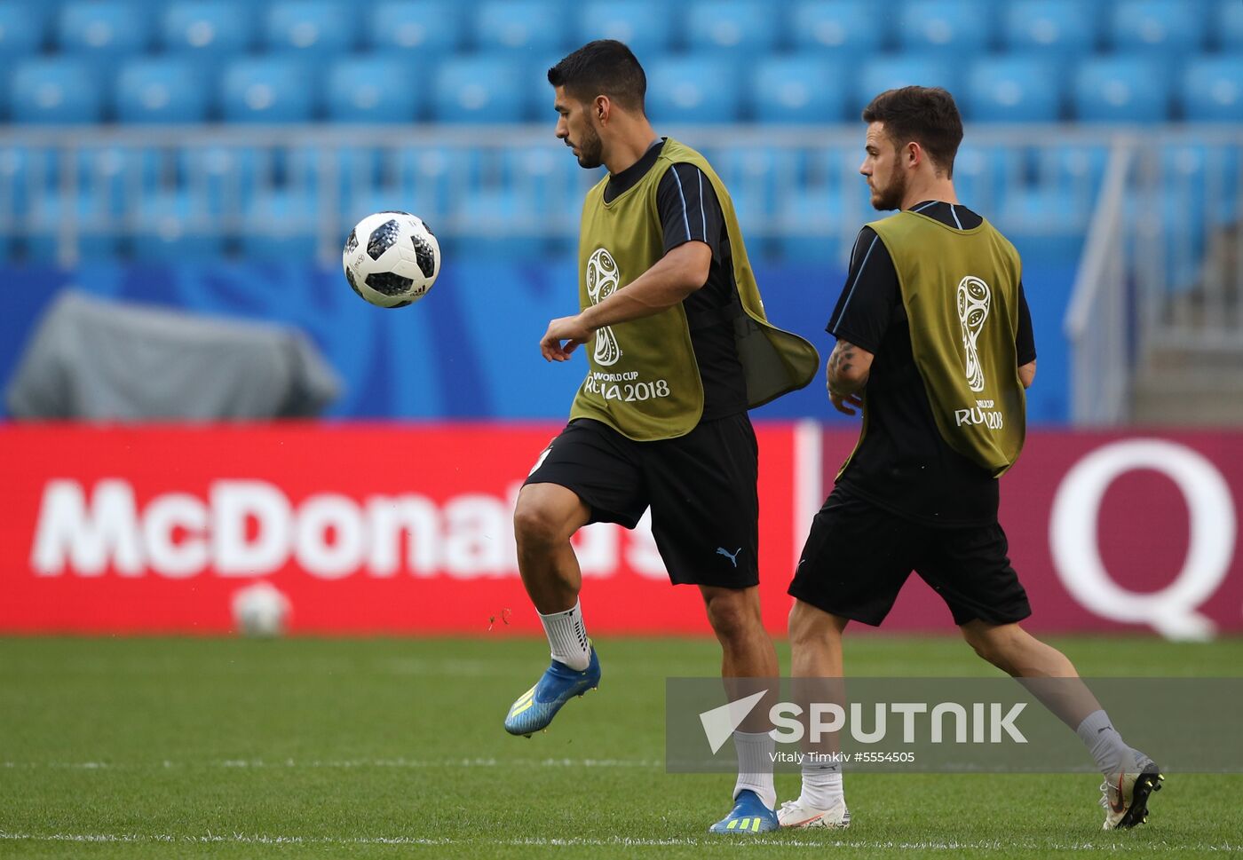 Russia World Cup Uruguay Training